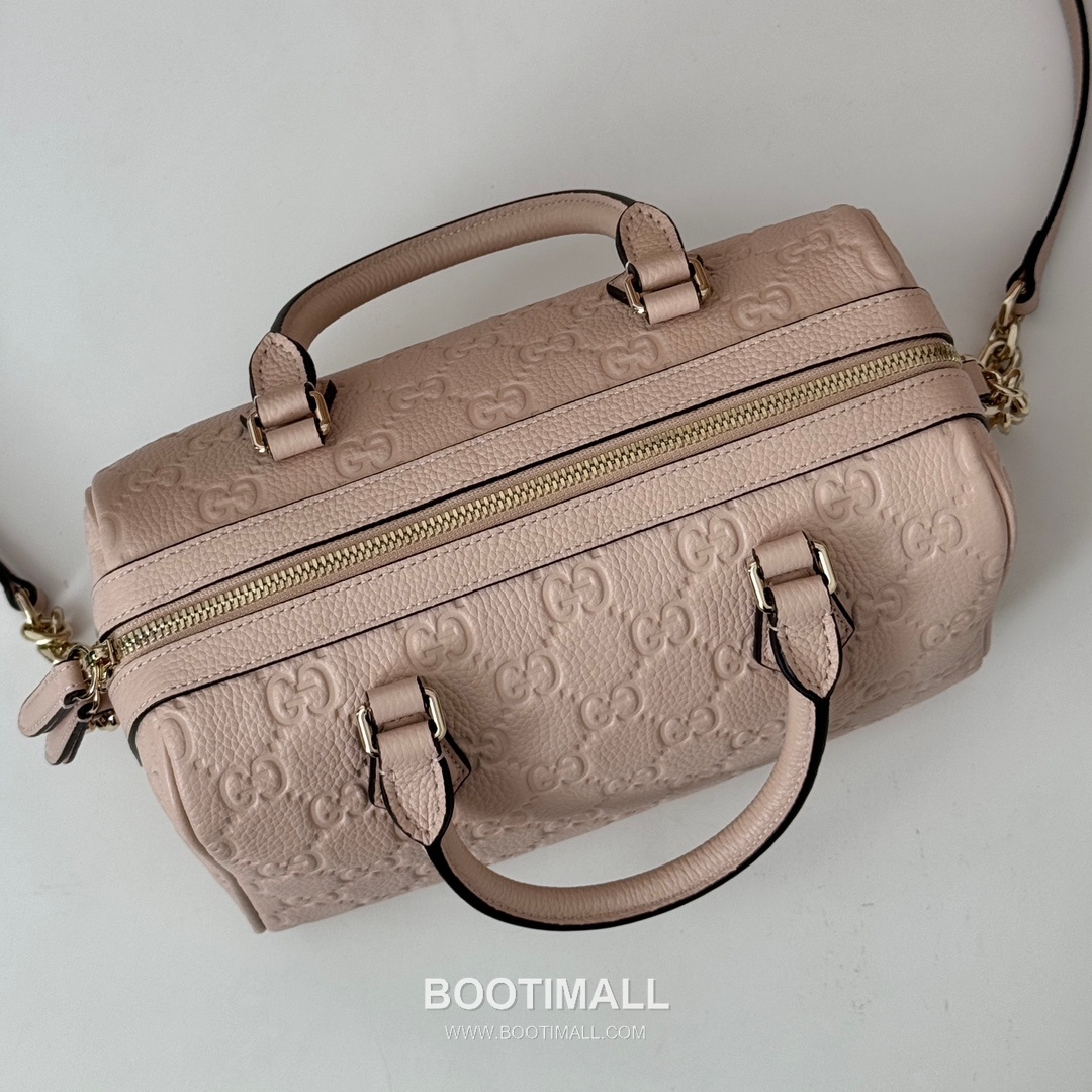 Gucci Pink Grain Leather Top Handle Shoulder Bag 815255 구찌 핑크 그레인 레더 탑핸들 숄더백 25.5cm 8