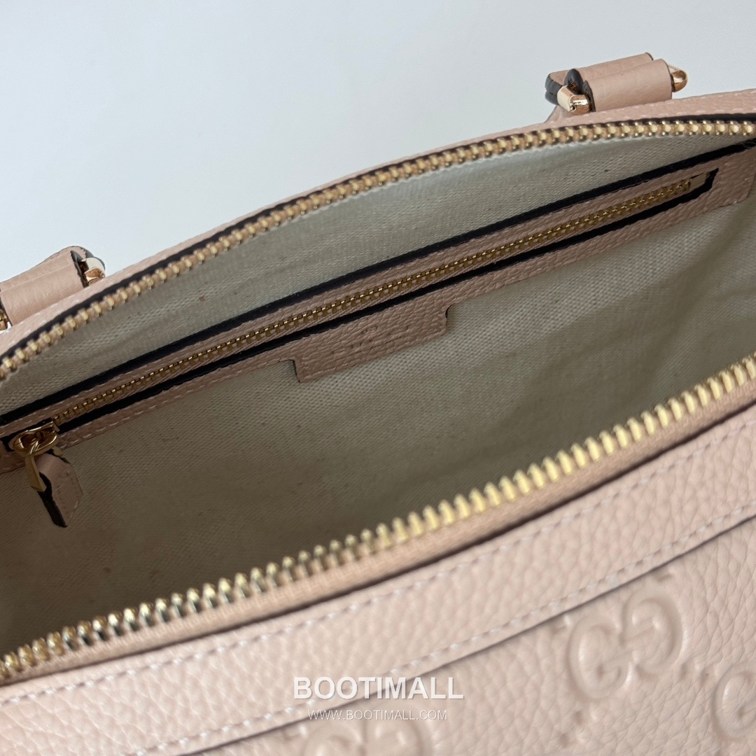 Gucci Pink Grain Leather Top Handle Shoulder Bag 815255 구찌 핑크 그레인 레더 탑핸들 숄더백 25.5cm 9