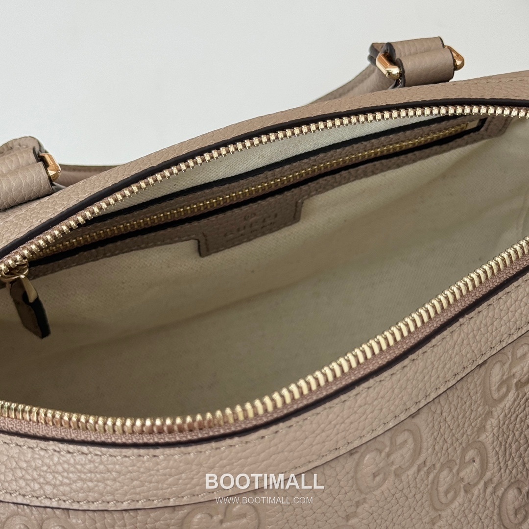 Gucci Pink Grain Leather Top Handle Shoulder Bag 815255 구찌 핑크 그레인 레더 탑핸들 숄더백 25.5cm 9