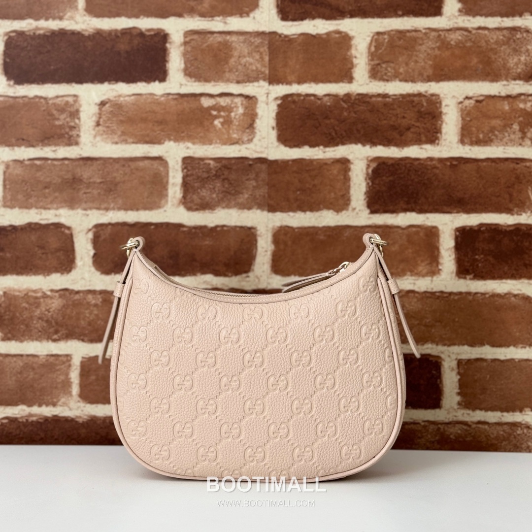 Gucci Pink Grain Leather Shoulder Bag 815409 구찌 핑크 그레인 레더 숄더백 25.5cm 3