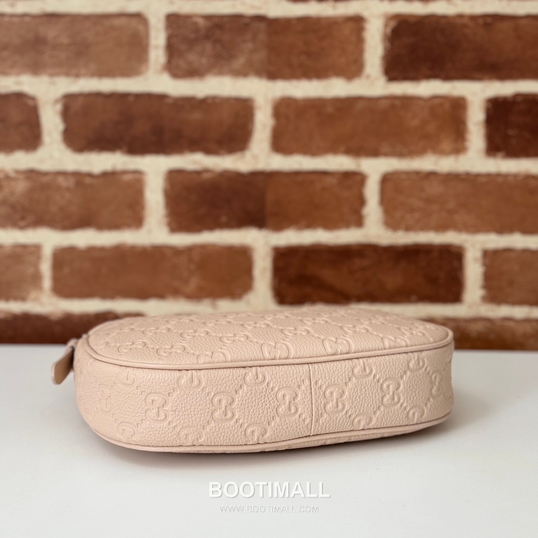 Gucci Pink Grain Leather Shoulder Bag 815409 구찌 핑크 그레인 레더 숄더백 25.5cm 4