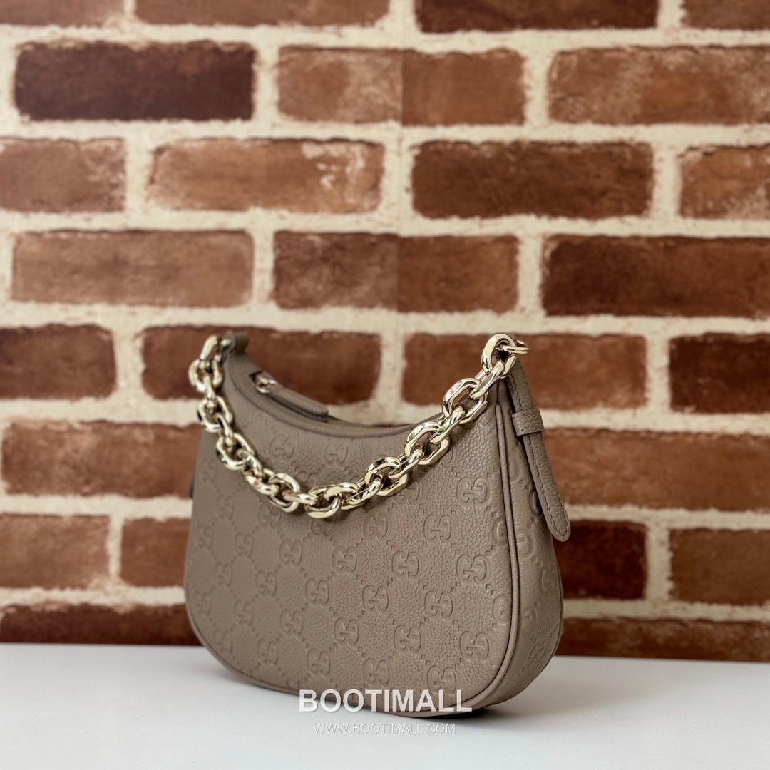 Gucci Pink Grain Leather Shoulder Bag 815409 구찌 핑크 그레인 레더 숄더백 25.5cm 2