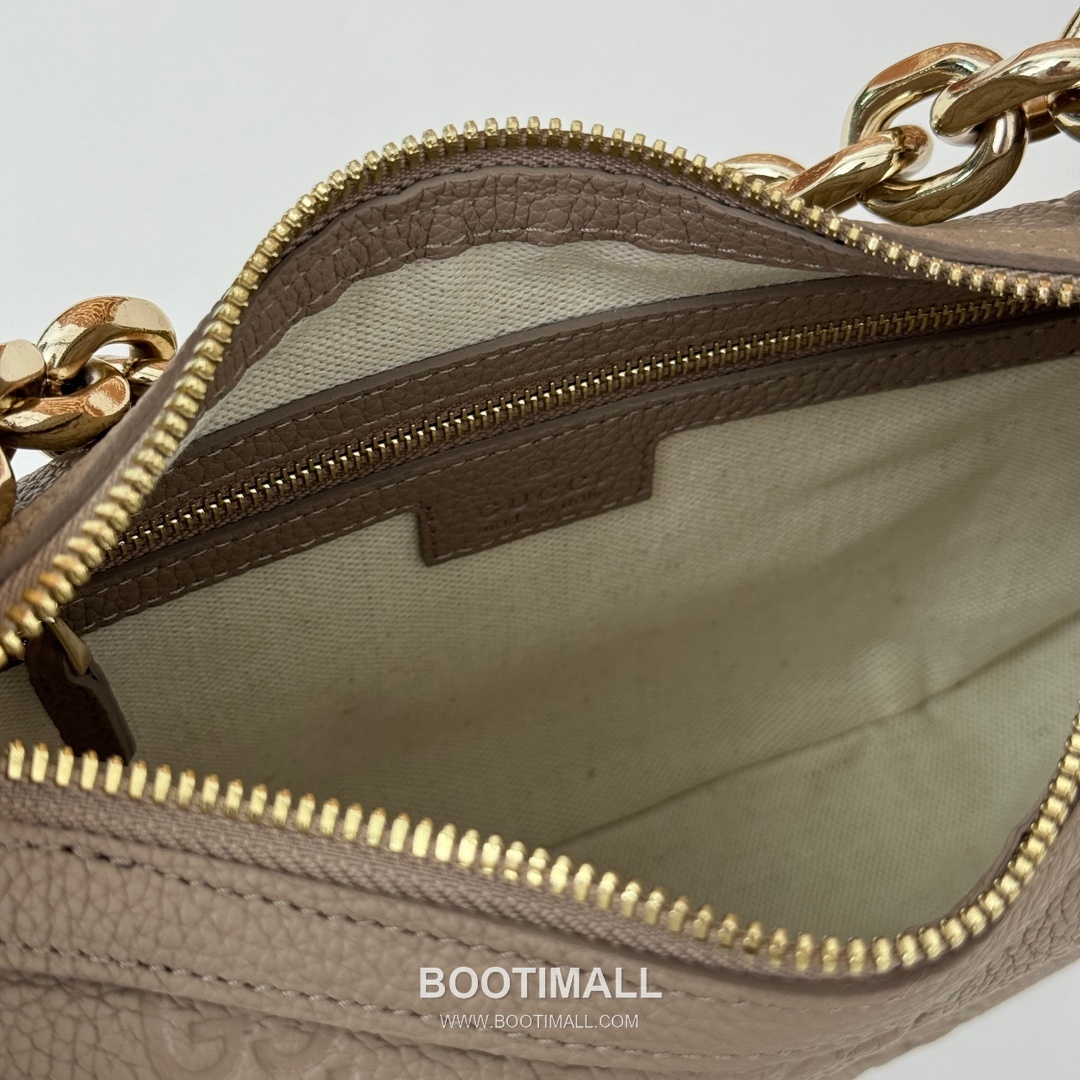 Gucci Pink Grain Leather Shoulder Bag 815409 구찌 핑크 그레인 레더 숄더백 25.5cm 6