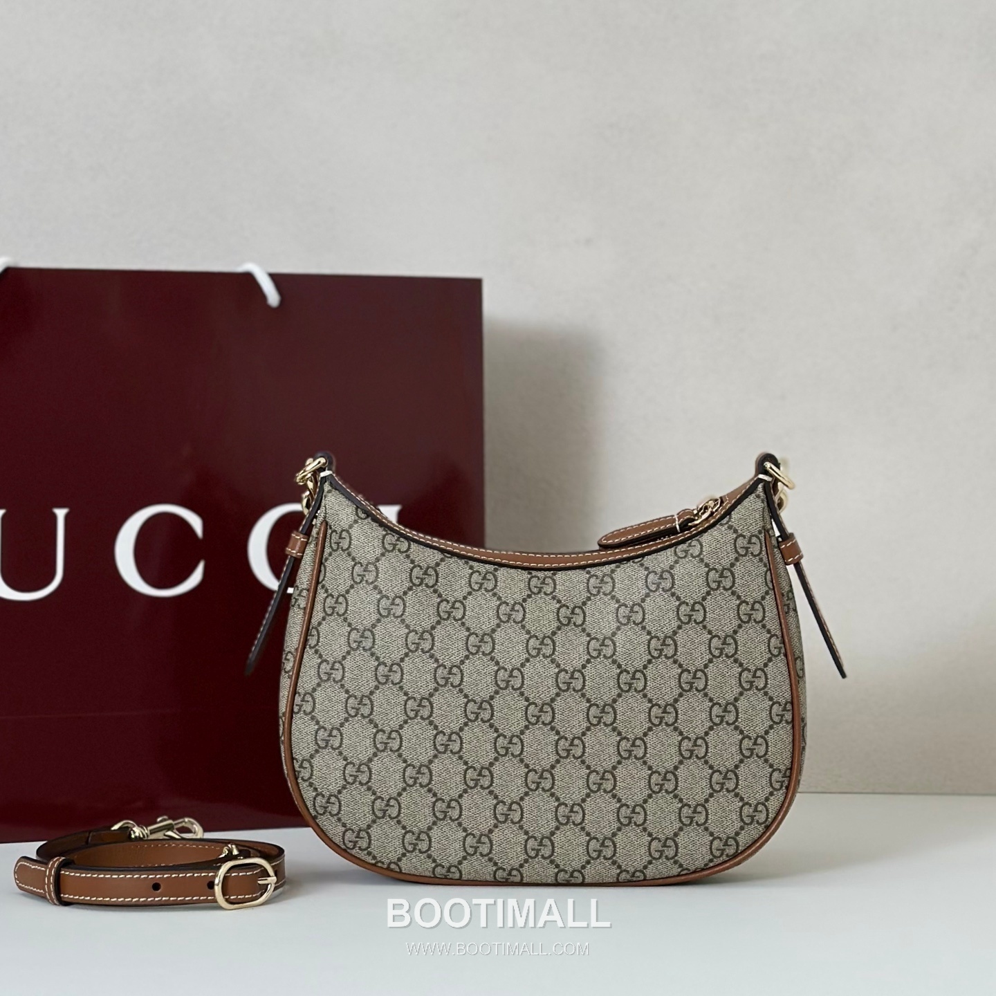 Gucci Brown Smooth Leather Shoulder Bag 815409 구찌 브라운 스무스 레더 숄더백 25.5cm 3