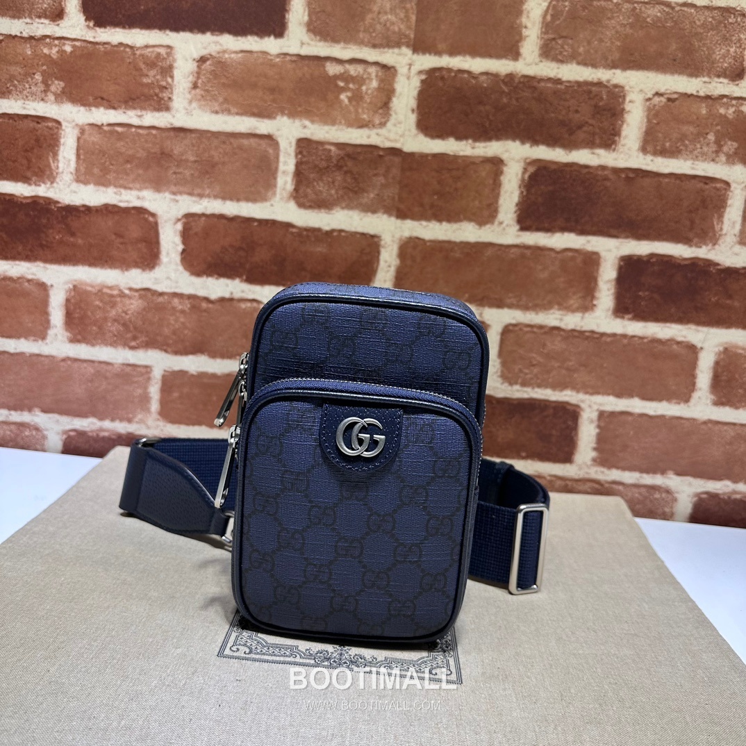 Gucci Navy PVC Mini Crossbody Bag 752565 구찌 네이비 PVC 미니 크로스백 18cm 1