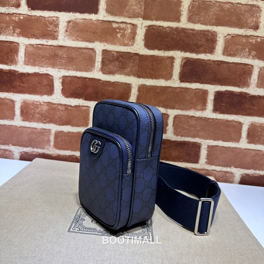 Gucci Navy PVC Mini Crossbody Bag 752565 구찌 네이비 PVC 미니 크로스백 18cm 2