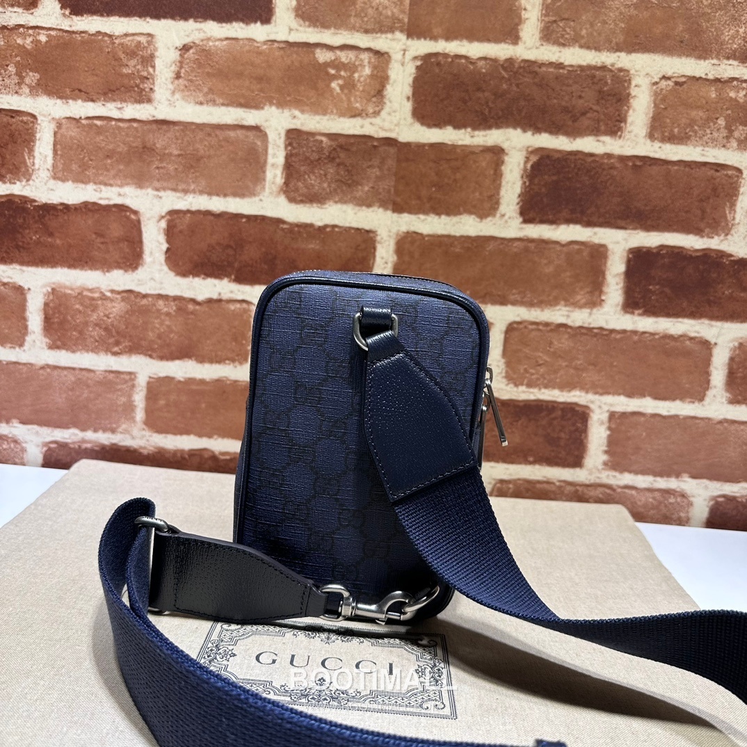 Gucci Navy PVC Mini Crossbody Bag 752565 구찌 네이비 PVC 미니 크로스백 18cm 3
