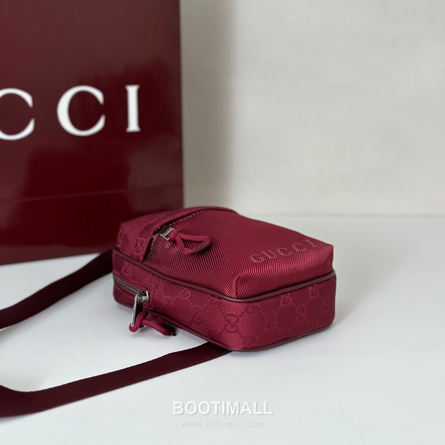 Gucci Red Canvas Mini Crossbody Bag 834274 구찌 레드 캔버스 미니 크로스백 17.5cm 4