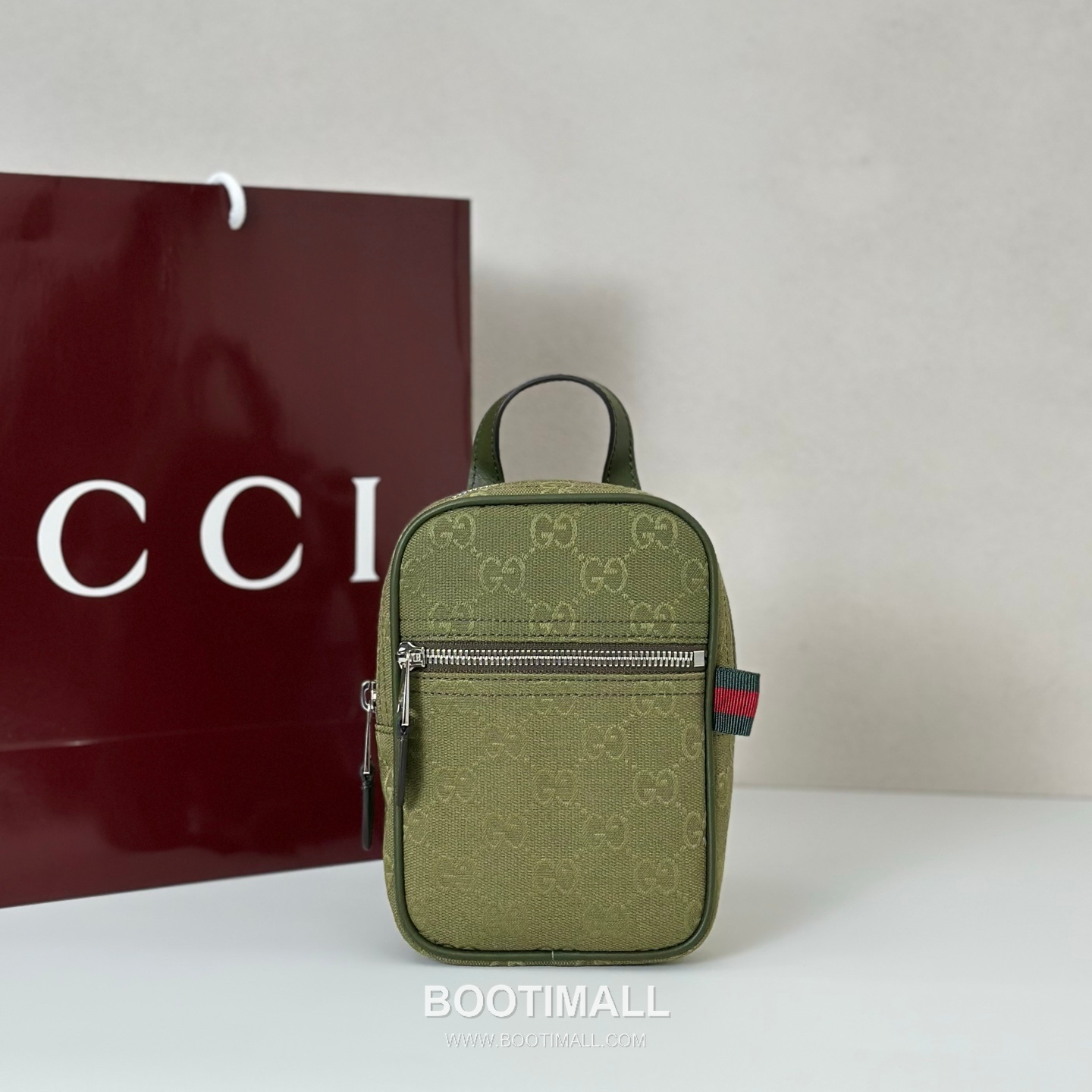 Gucci Red Canvas Mini Crossbody Bag 834274 구찌 레드 캔버스 미니 크로스백 17.5cm 1