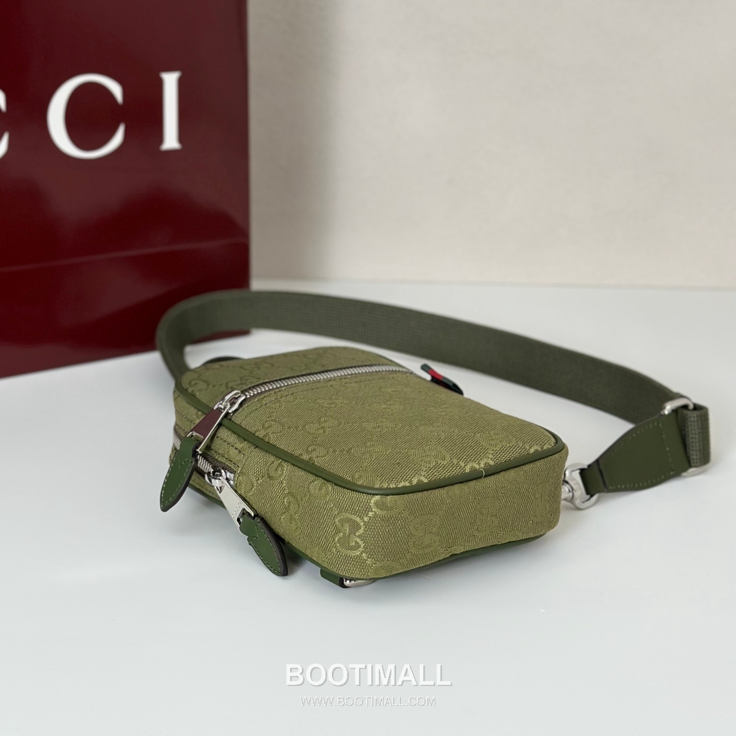 Gucci Red Canvas Mini Crossbody Bag 834274 구찌 레드 캔버스 미니 크로스백 17.5cm 4