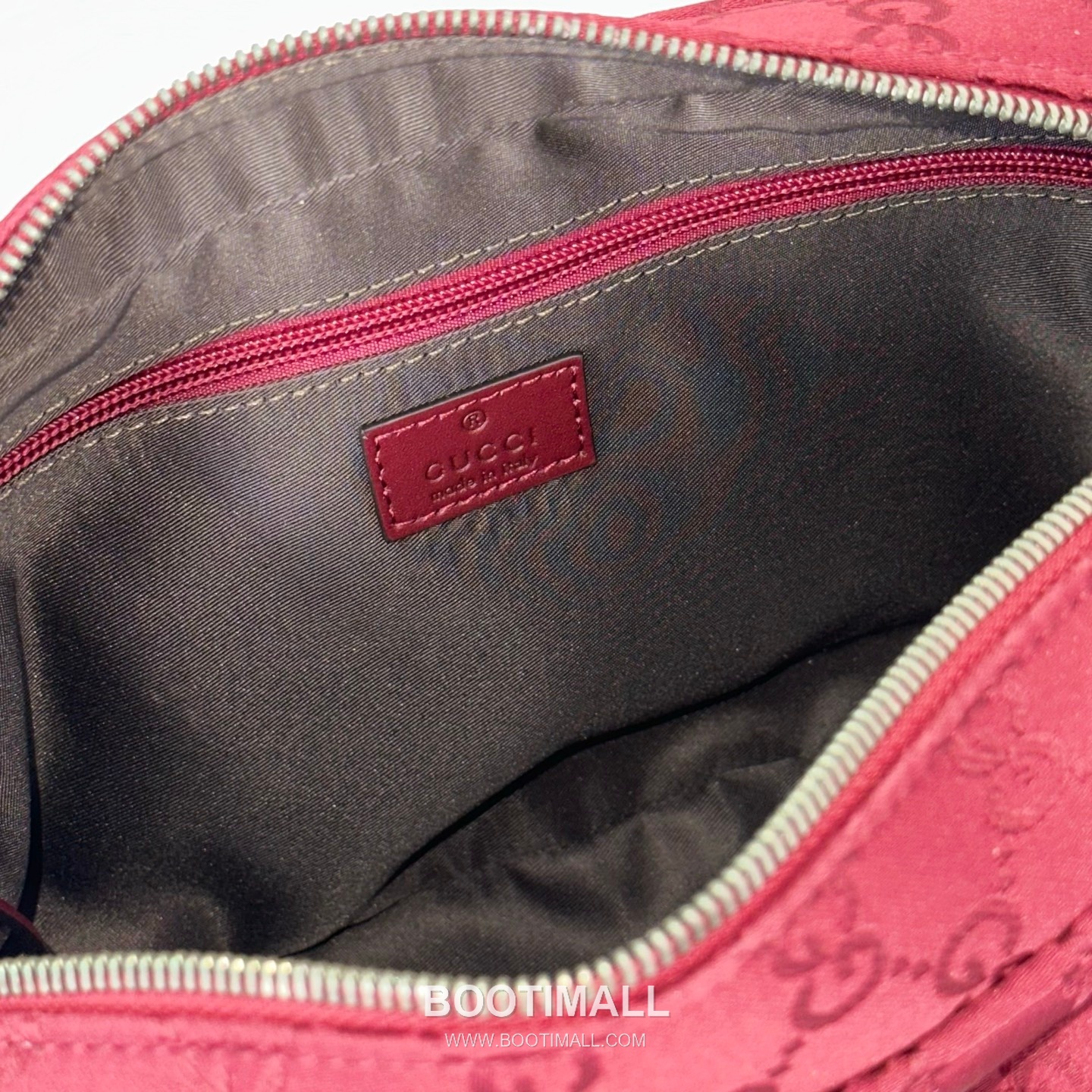 Gucci Red Canvas Shoulder Bag 834475 구찌 레드 캔버스 숄더백 24.5cm 6