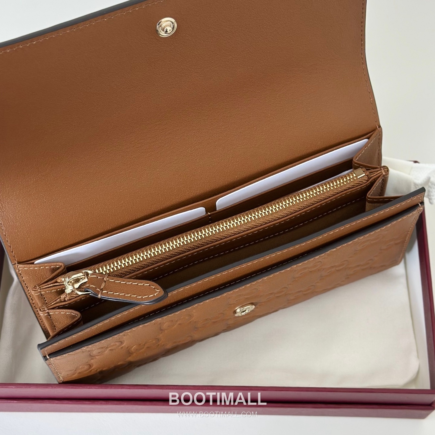 Gucci Burgundy Embossed Leather Clutch Bag 847210 구찌 버건디 엠보싱 레더 클러치백 19.1cm 4