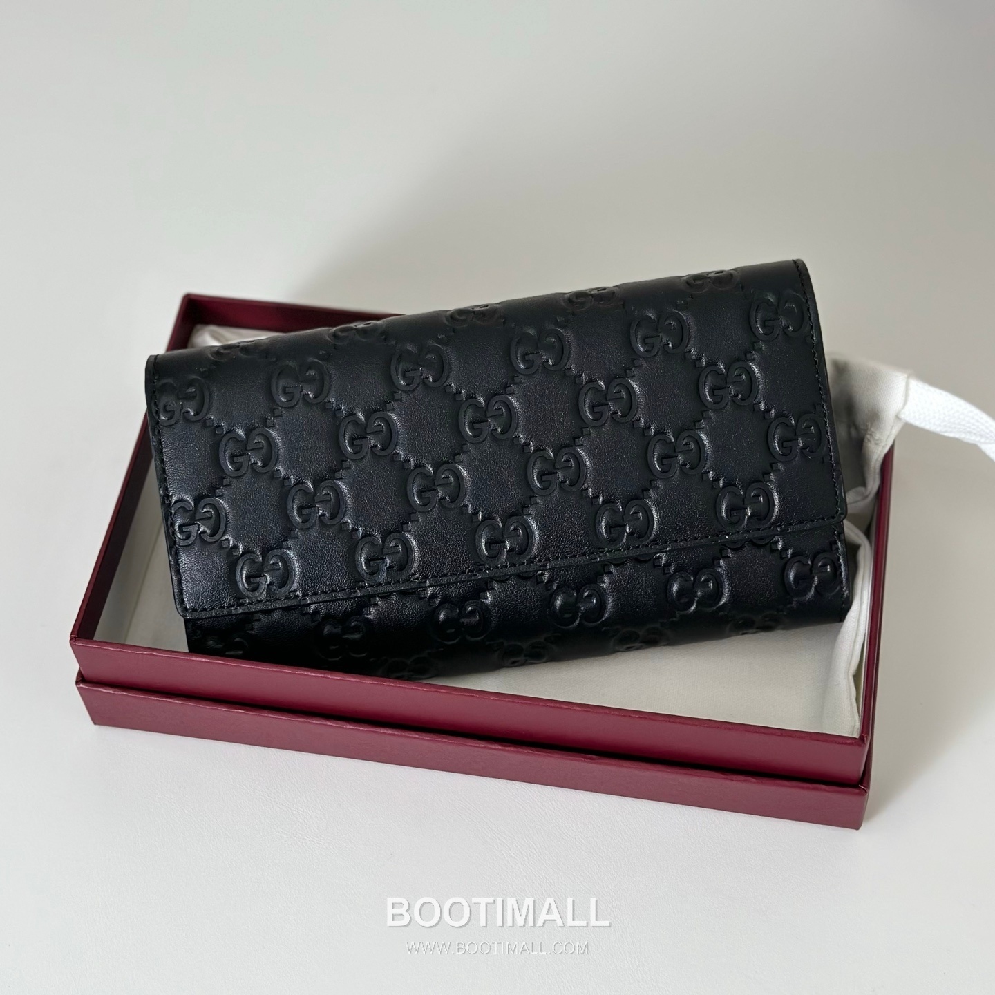 Gucci Burgundy Embossed Leather Clutch Bag 847210 구찌 버건디 엠보싱 레더 클러치백 19.1cm 3