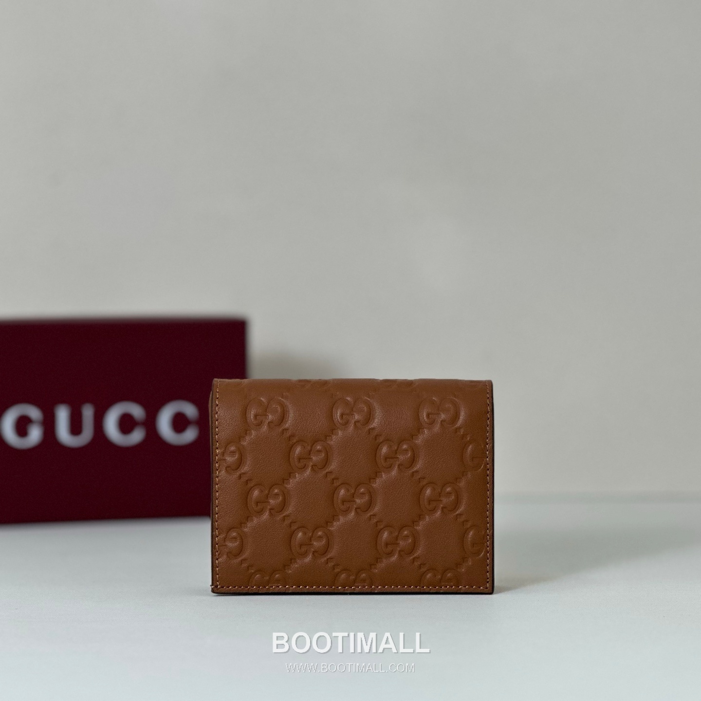 Gucci Burgundy Embossed Leather Mini Wallet 847207 구찌 버건디 엠보싱 레더 미니 지갑 11cm 2