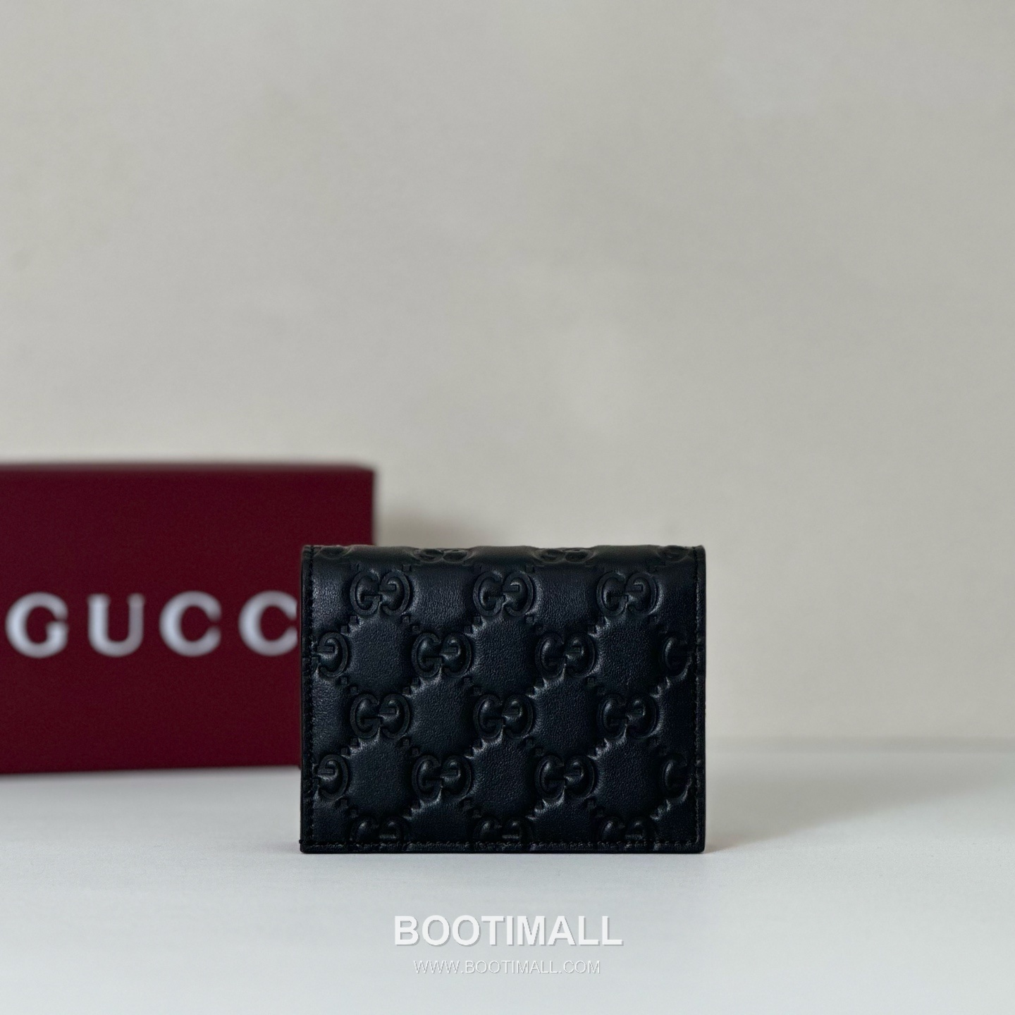 Gucci Burgundy Embossed Leather Mini Wallet 847207 구찌 버건디 엠보싱 레더 미니 지갑 11cm 2