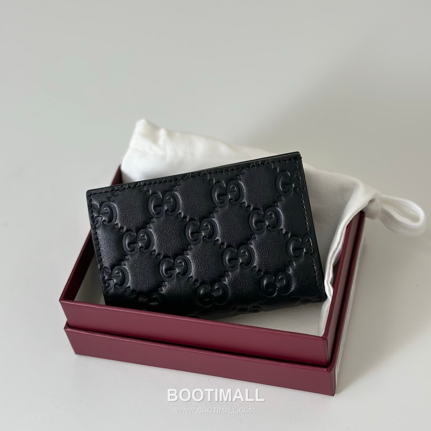 Gucci Black Embossed Leather Mini Wallet 847208 구찌 블랙 엠보싱 레더 미니 지갑 11cm 3