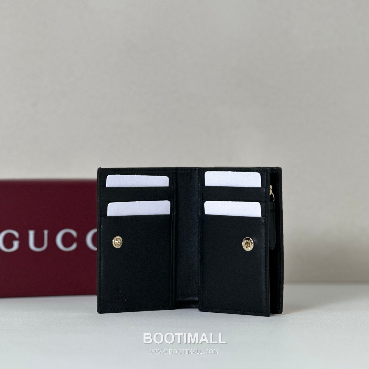 Gucci Black Embossed Leather Mini Wallet 847208 구찌 블랙 엠보싱 레더 미니 지갑 11cm 4
