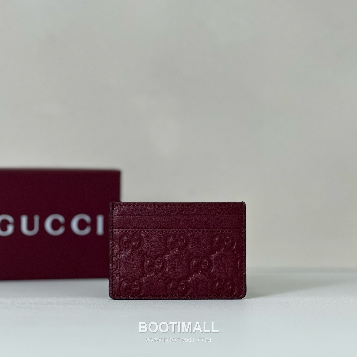 Gucci Black Embossed Leather Card Holder 847204 구찌 블랙 엠보싱 레더 카드지갑 10.2cm 1
