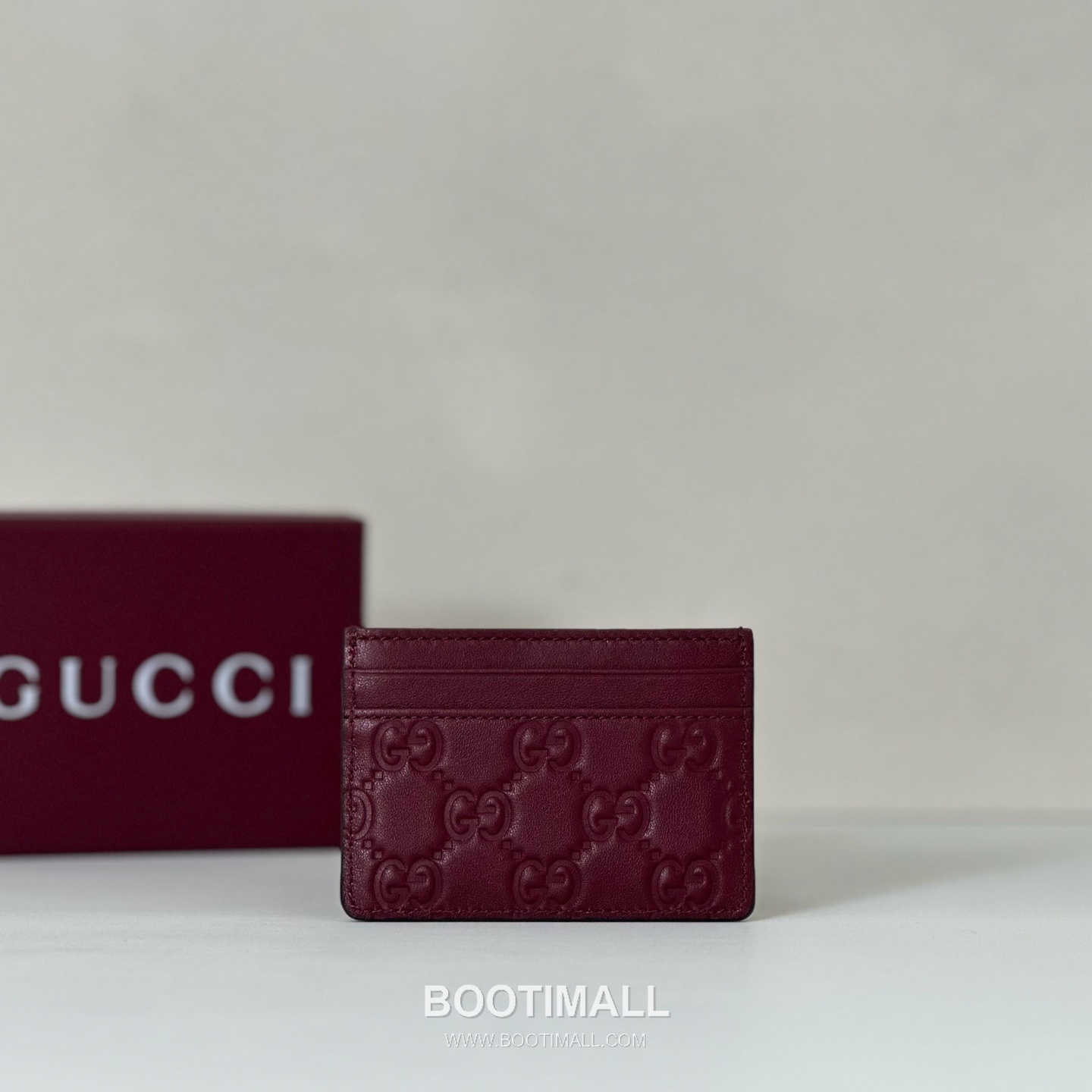 Gucci Black Embossed Leather Card Holder 847204 구찌 블랙 엠보싱 레더 카드지갑 10.2cm 2