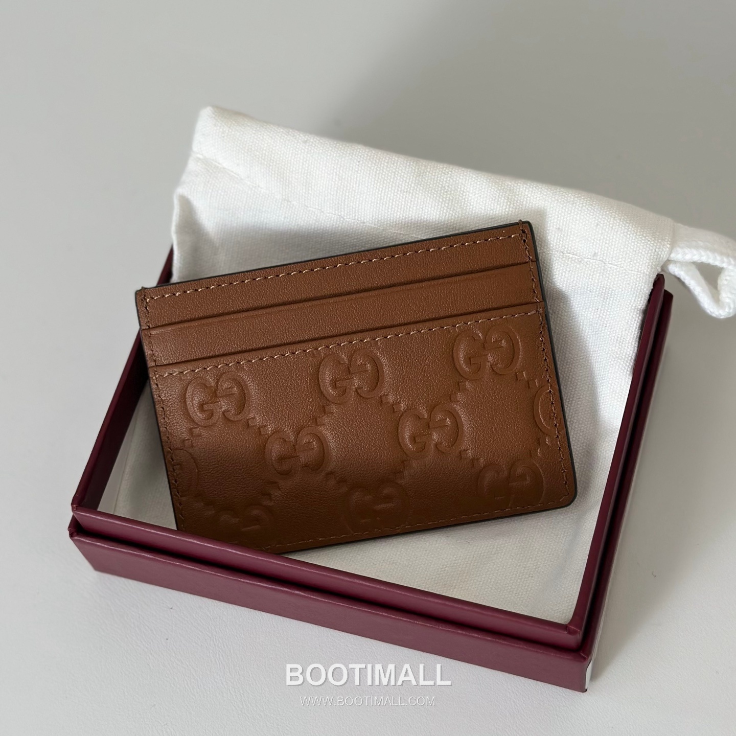 Gucci Black Embossed Leather Card Holder 847204 구찌 블랙 엠보싱 레더 카드지갑 10.2cm 3