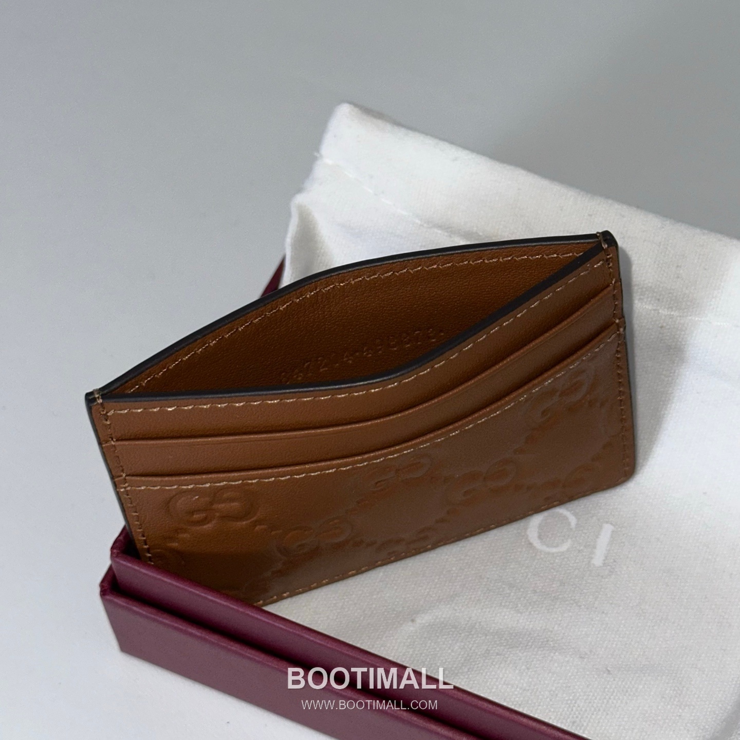 Gucci Black Embossed Leather Card Holder 847204 구찌 블랙 엠보싱 레더 카드지갑 10.2cm 4