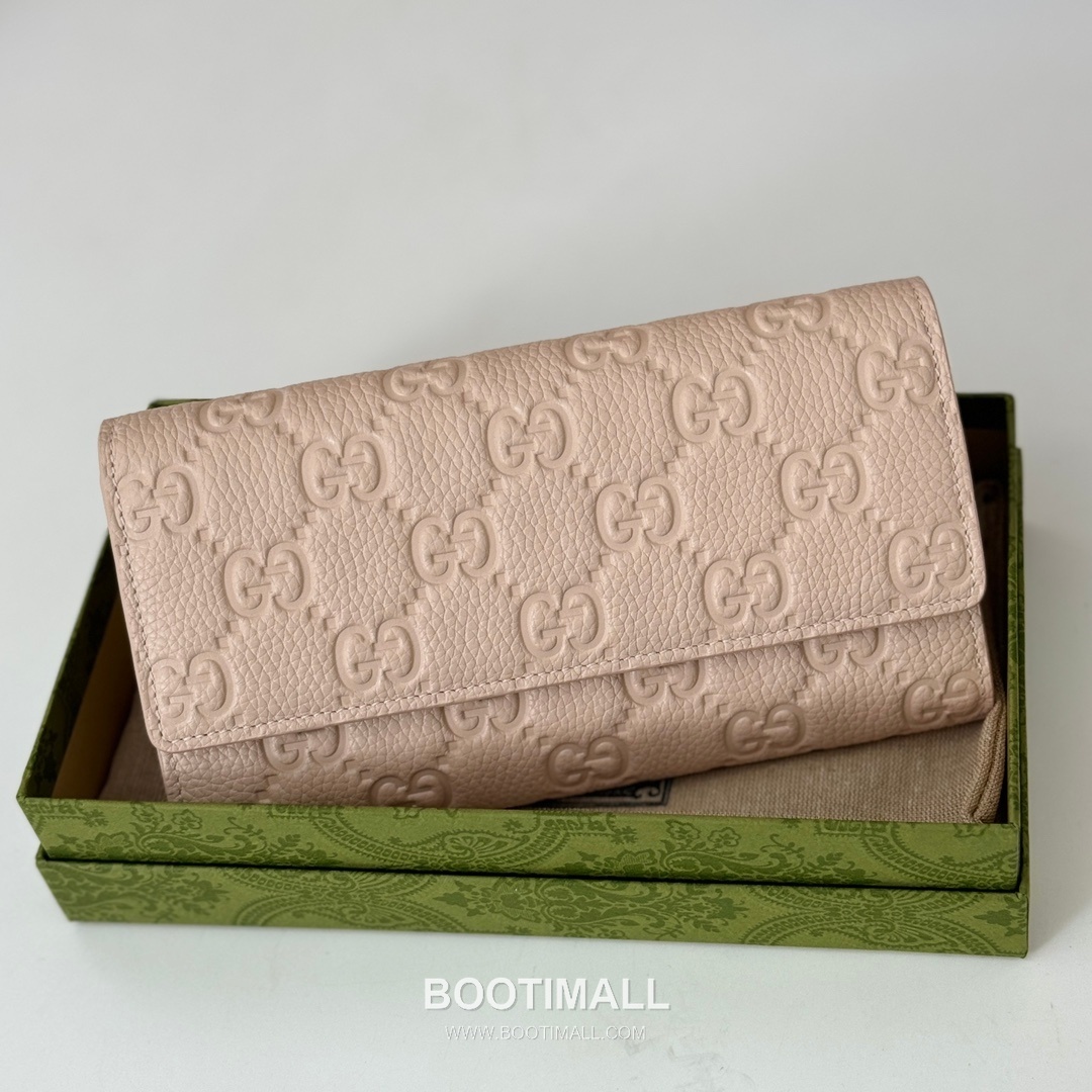 Gucci White Grain Leather Clutch Wallet 815922 구찌 화이트 그레인 레더 클러치 지갑 19cm 3