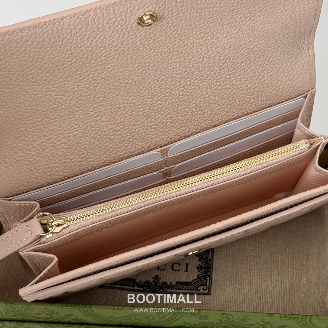 Gucci White Grain Leather Clutch Wallet 815922 구찌 화이트 그레인 레더 클러치 지갑 19cm 4