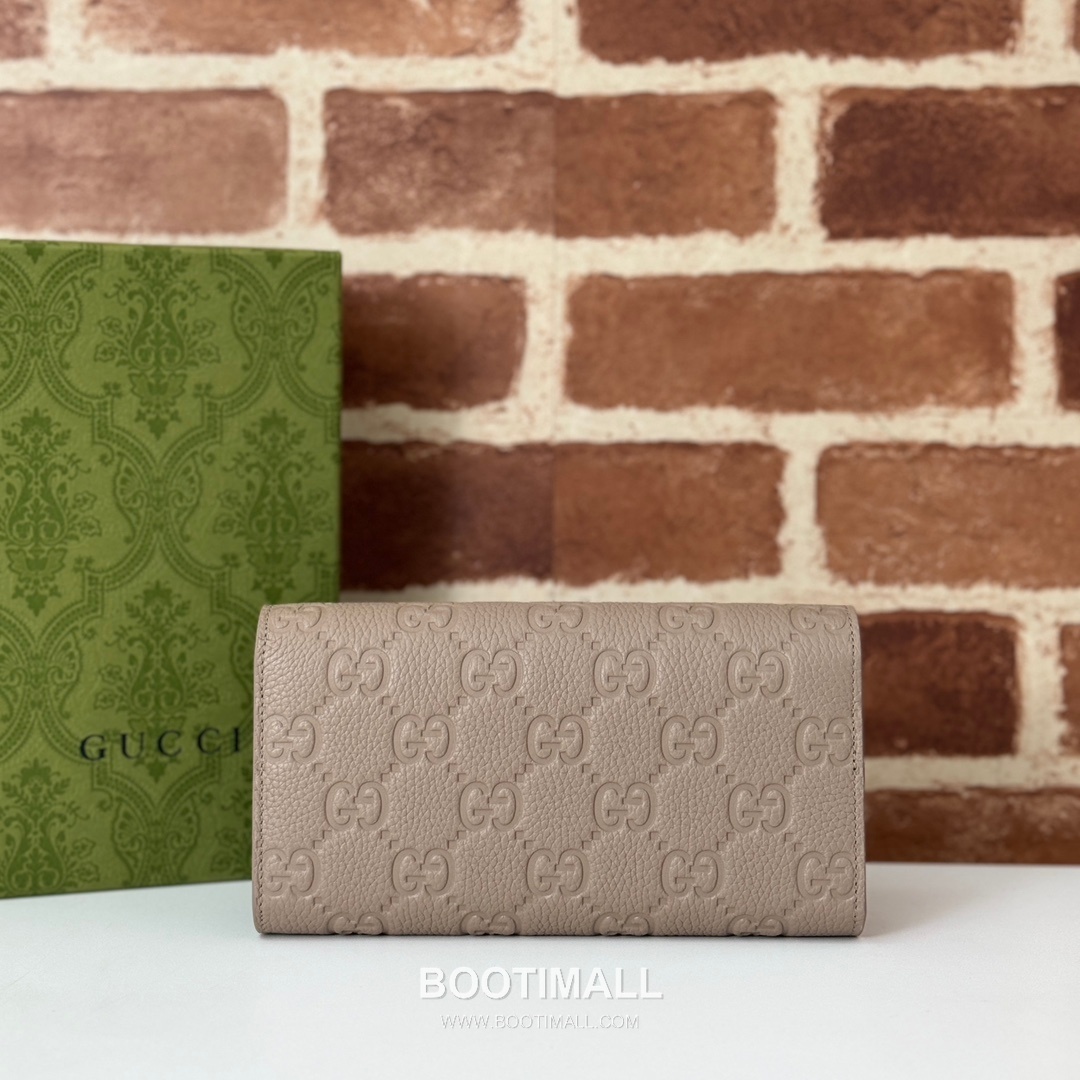 Gucci White Grain Leather Clutch Wallet 815922 구찌 화이트 그레인 레더 클러치 지갑 19cm 2