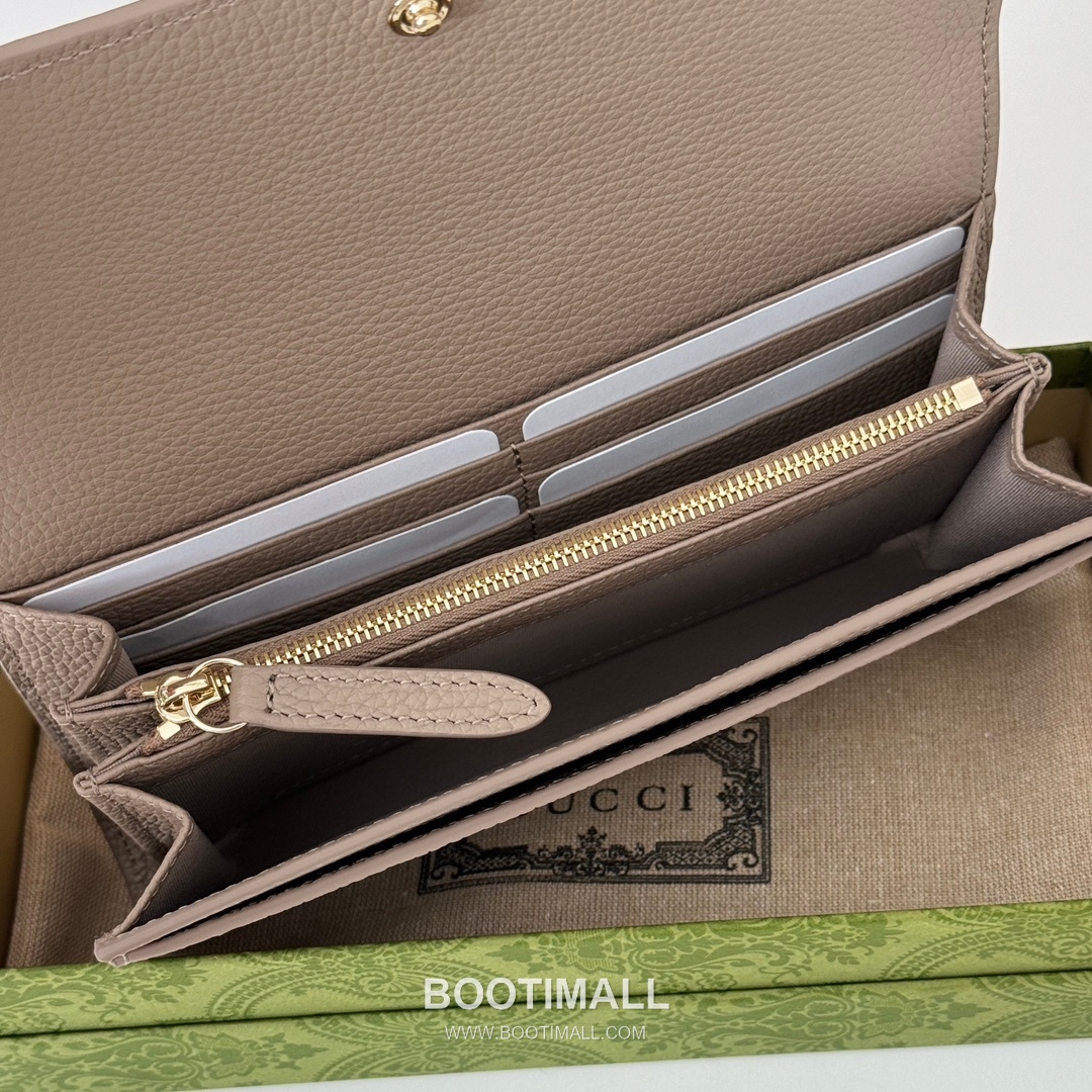 Gucci White Grain Leather Clutch Wallet 815922 구찌 화이트 그레인 레더 클러치 지갑 19cm 4