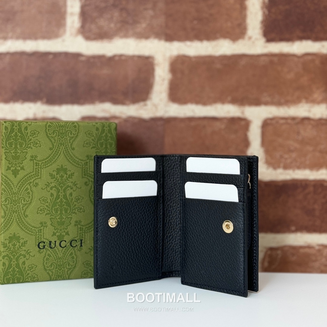 Gucci Pink Grain Leather Mini Wallet 815874 구찌 핑크 그레인 레더 미니 지갑 11.5cm 3