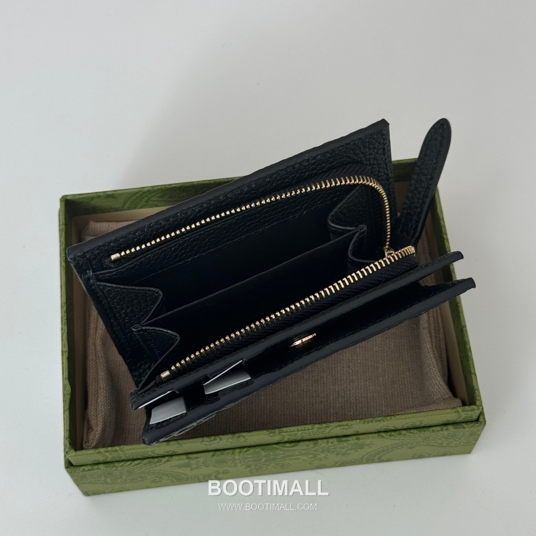 Gucci Pink Grain Leather Mini Wallet 815874 구찌 핑크 그레인 레더 미니 지갑 11.5cm 4