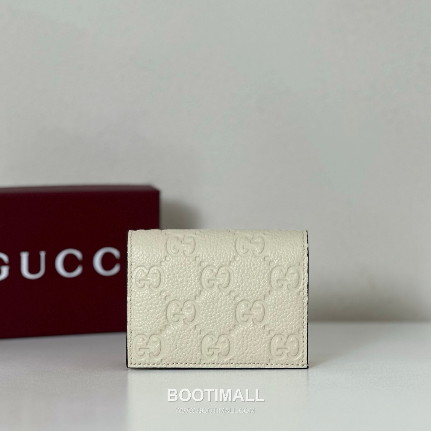 Gucci White Grain Leather Mini Wallet 815901 구찌 화이트 그레인 레더 미니 지갑 11cm 2
