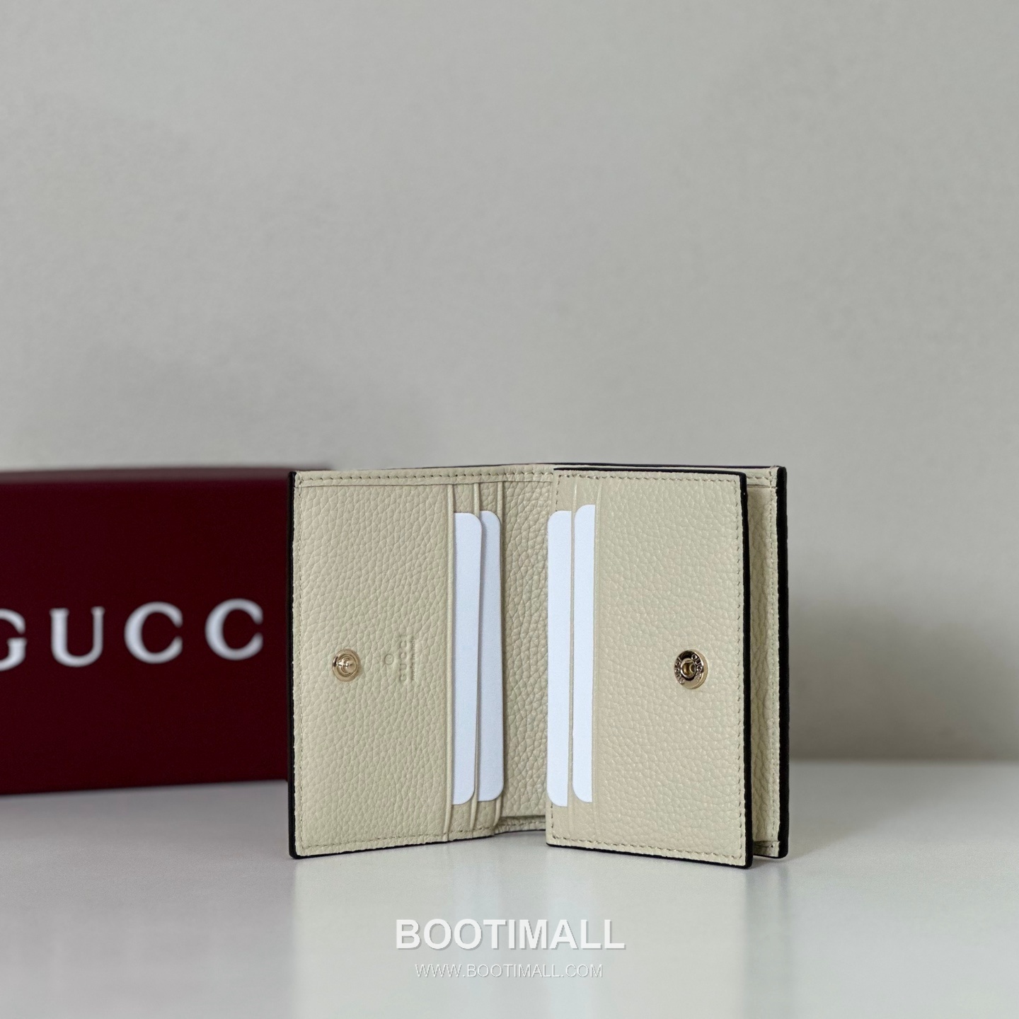 Gucci White Grain Leather Mini Wallet 815901 구찌 화이트 그레인 레더 미니 지갑 11cm 3