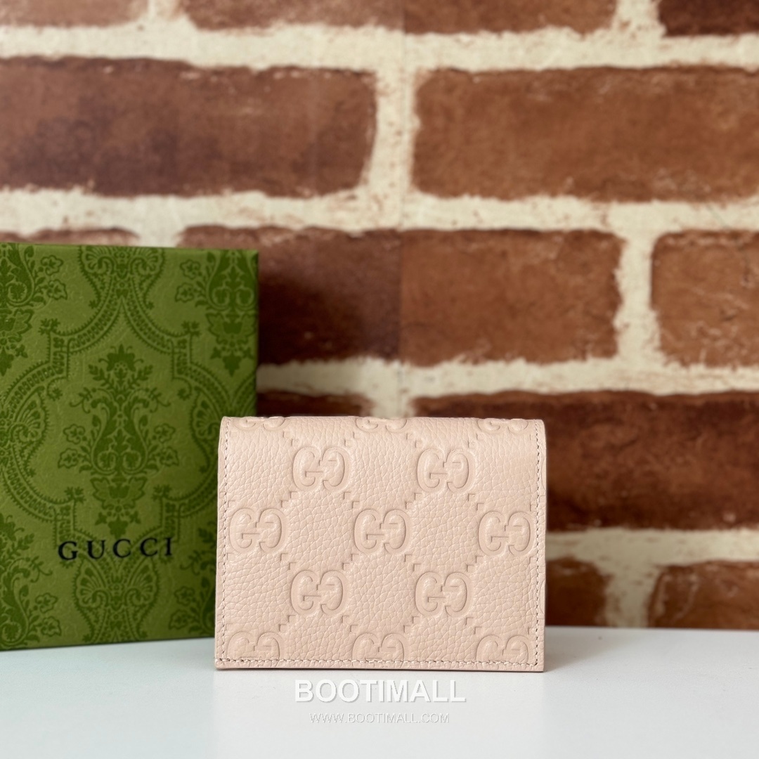 Gucci White Grain Leather Mini Wallet 815901 구찌 화이트 그레인 레더 미니 지갑 11cm 2