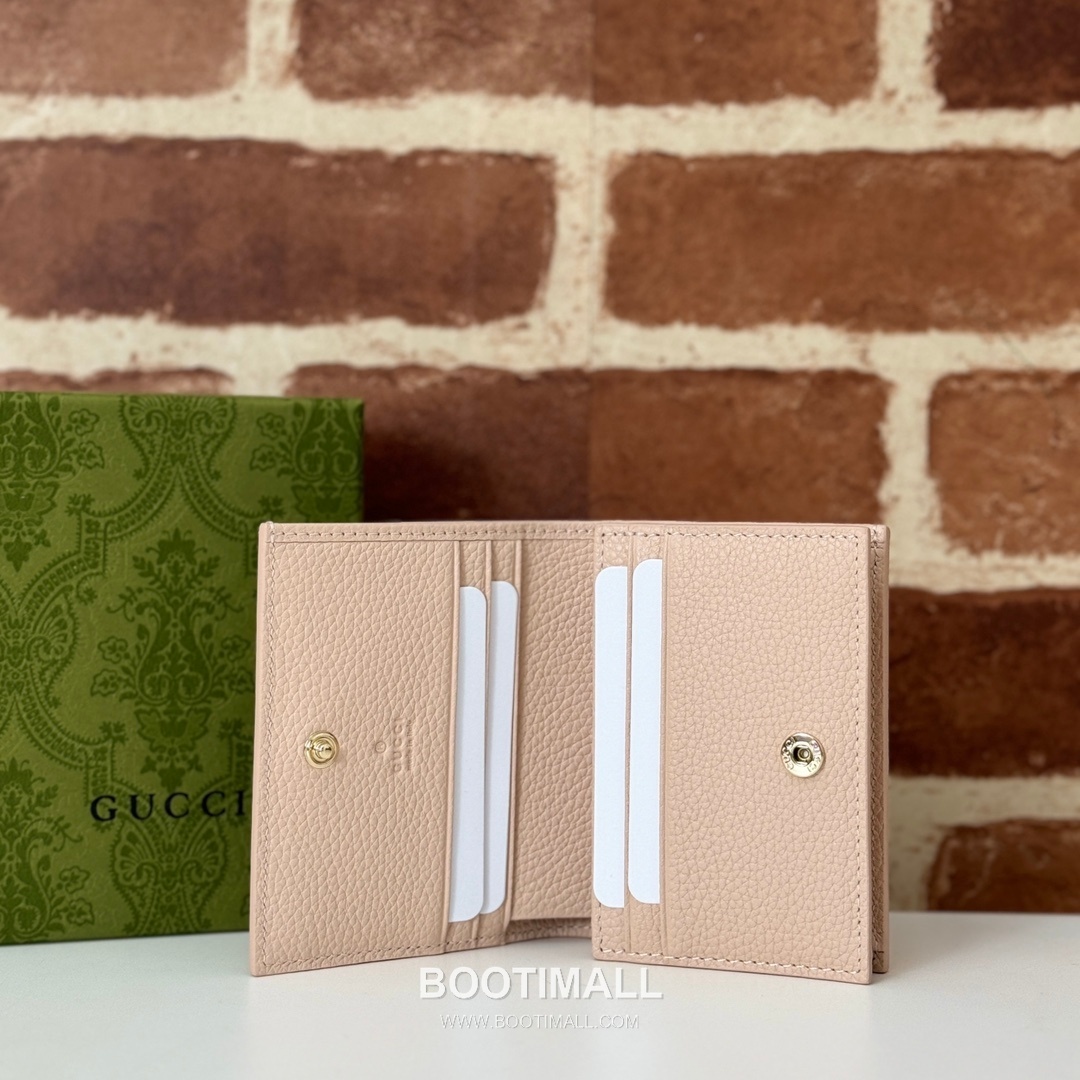 Gucci White Grain Leather Mini Wallet 815901 구찌 화이트 그레인 레더 미니 지갑 11cm 4