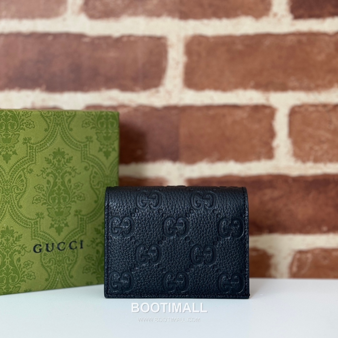 Gucci White Grain Leather Mini Wallet 815901 구찌 화이트 그레인 레더 미니 지갑 11cm 1