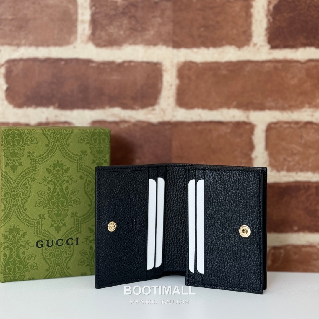 Gucci White Grain Leather Mini Wallet 815901 구찌 화이트 그레인 레더 미니 지갑 11cm 3