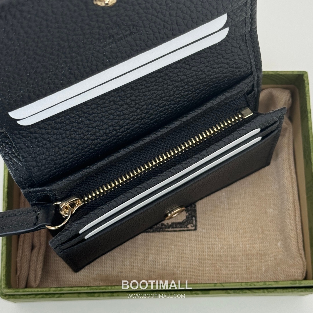 Gucci White Grain Leather Mini Wallet 815901 구찌 화이트 그레인 레더 미니 지갑 11cm 4