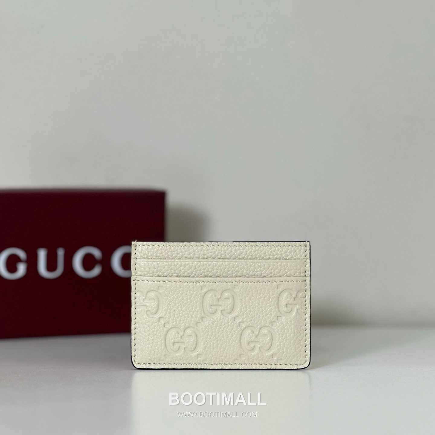 Gucci Pink Grain Leather Card Holder 815883 구찌 핑크 그레인 레더 카드지갑 10cm 1