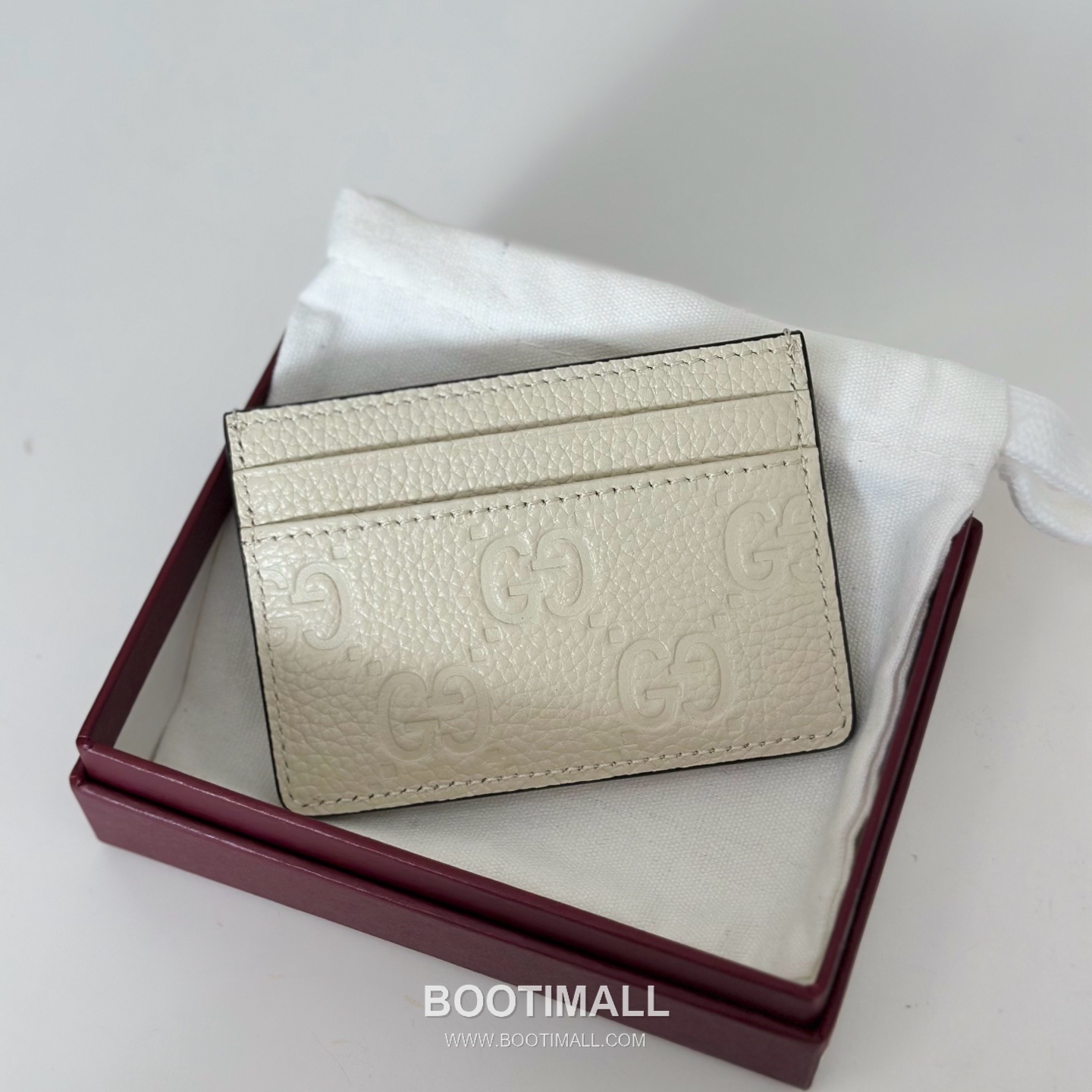 Gucci Pink Grain Leather Card Holder 815883 구찌 핑크 그레인 레더 카드지갑 10cm 3