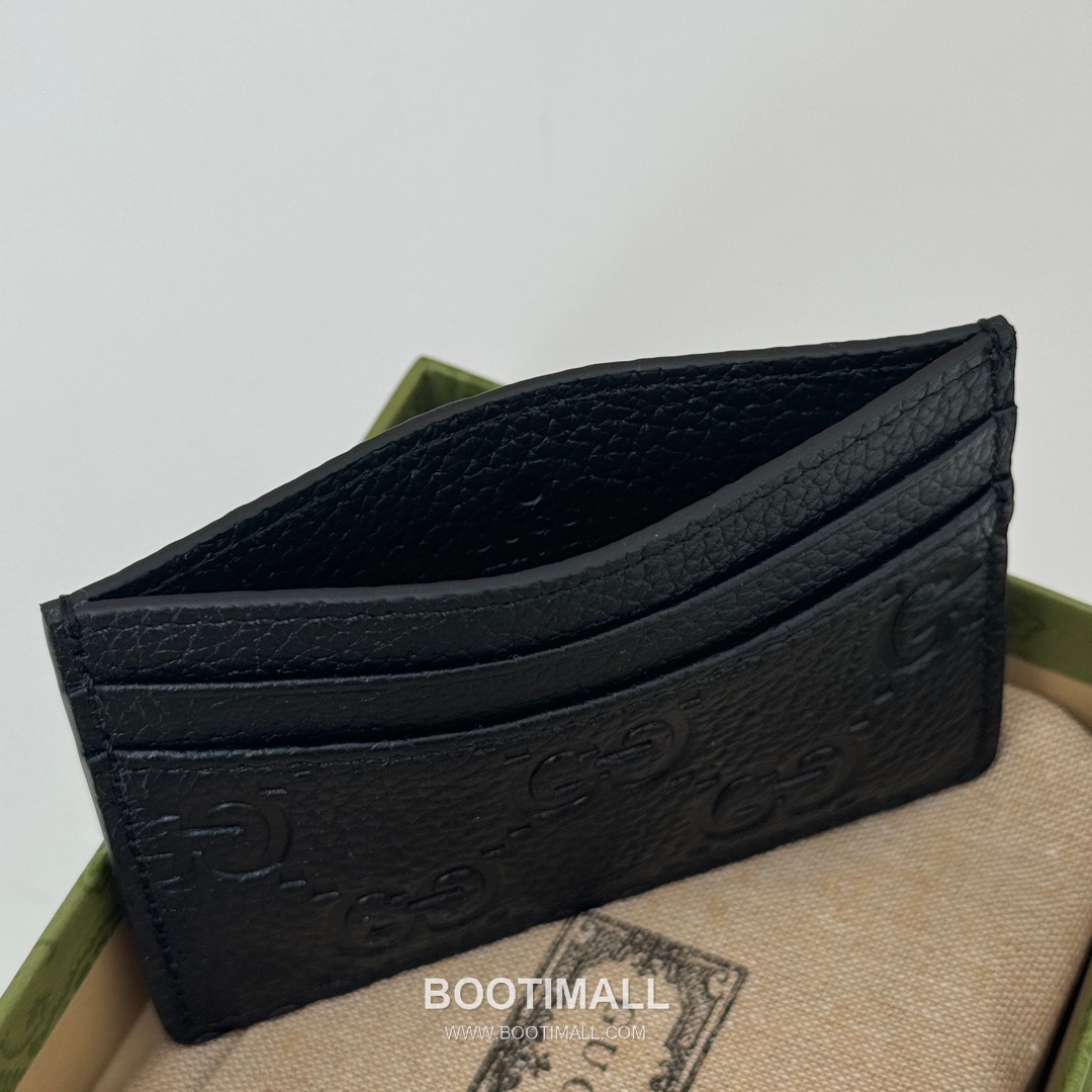 Gucci Pink Grain Leather Card Holder 815883 구찌 핑크 그레인 레더 카드지갑 10cm 4