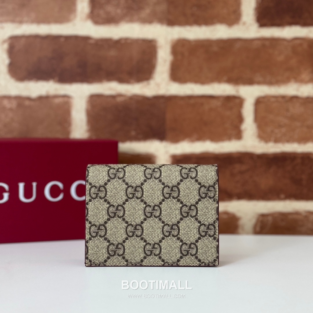Gucci Dog Motif Leather Mini Wallet 818767 구찌 강아지 모티프 레더 미니 지갑 11cm 2