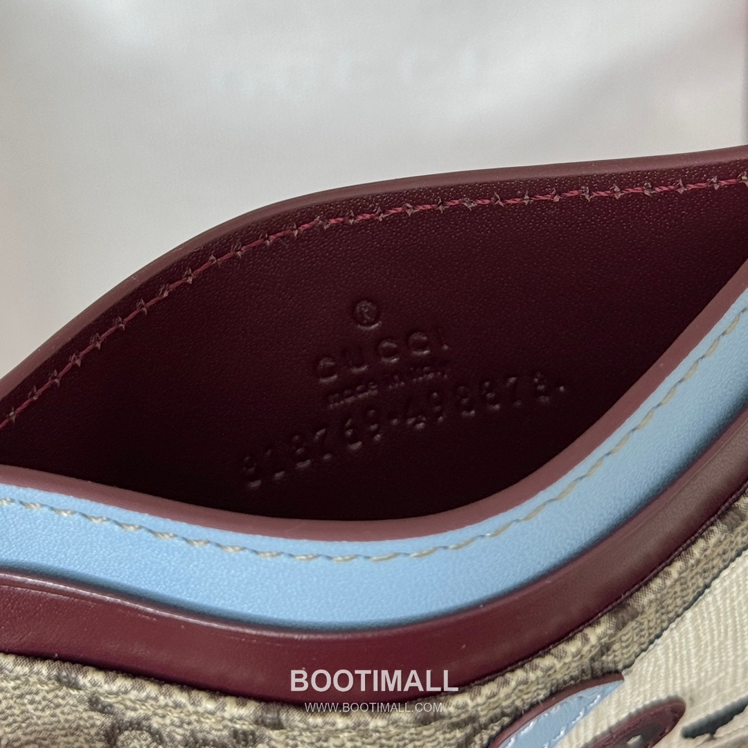 Gucci Raccoon Motif Leather Card Holder 818769 구찌 라쿤 모티프 레더 카드지갑 10cm 4