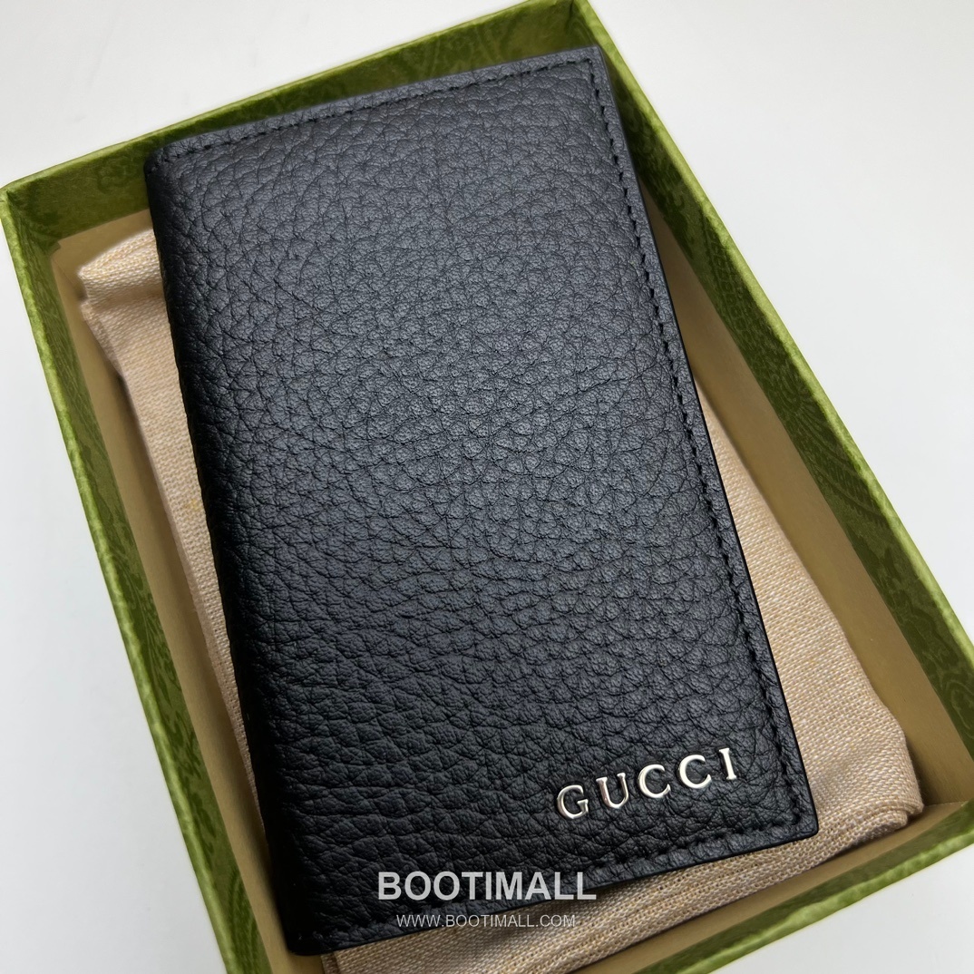 Gucci Black Grain Leather Mini Pouch 771159 구찌 블랙 그레인 레더 미니 파우치 12cm 3