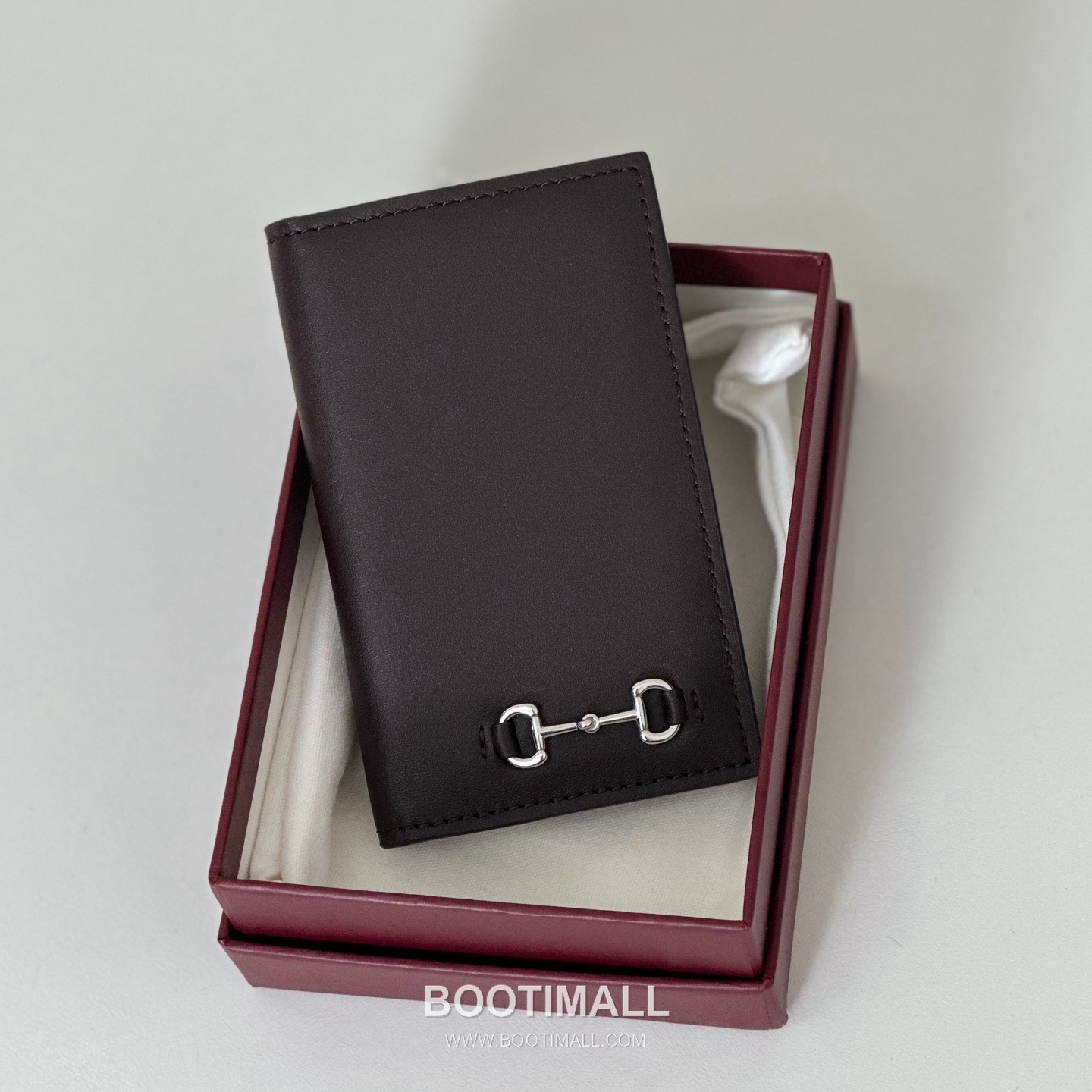 Gucci Brown Leather Mini Pouch 846951 구찌 브라운 레더 미니 파우치 카드홀더 12cm 4