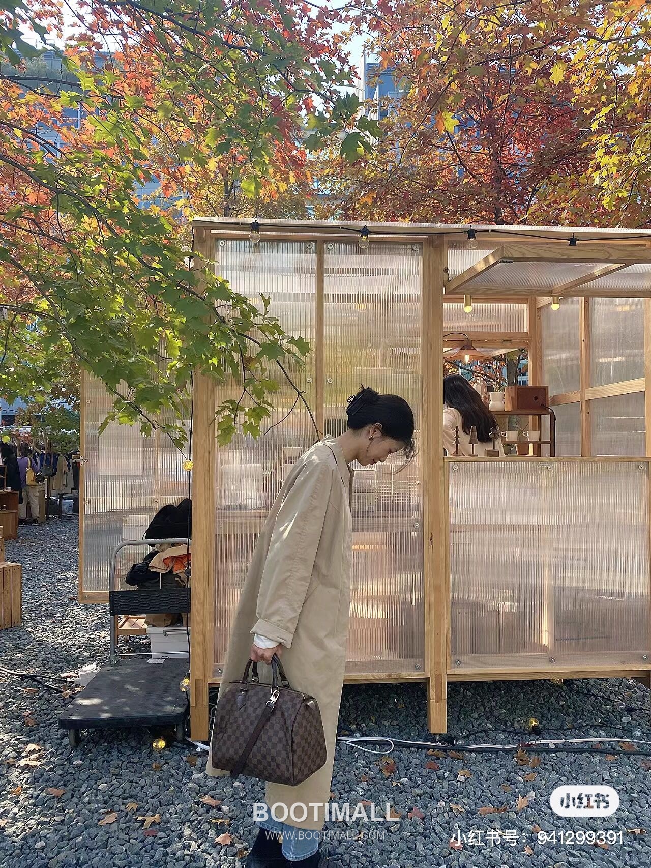 Louis Vuitton Speedy Bandouliere Damier Ebene Canvas Brown Zip Wallet 루이비통 스피디 반둘리에 다미에 에벤 캔버스 브라운 지퍼 지갑 30cm 8