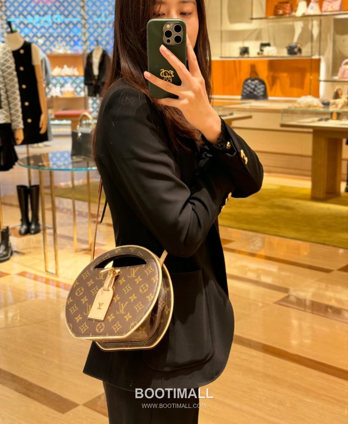 Louis Vuitton Around Me Monogram LV Circle Coated Canvas Brown Card Holder 루이비통 어라운드 미 모노그램 LV 서클 코티드 캔버스 브라운 카드홀더 22.5cm 3