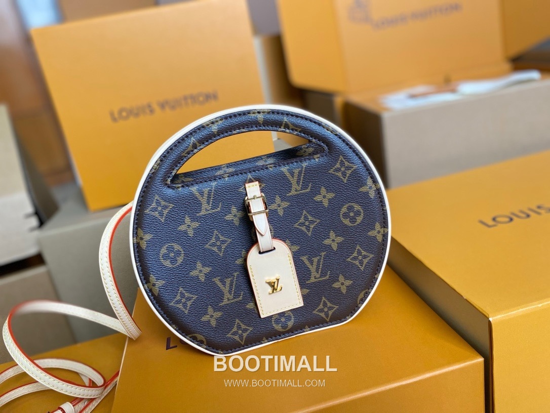 Louis Vuitton Around Me Monogram LV Circle Coated Canvas Brown Card Holder 루이비통 어라운드 미 모노그램 LV 서클 코티드 캔버스 브라운 카드홀더 22.5cm 15