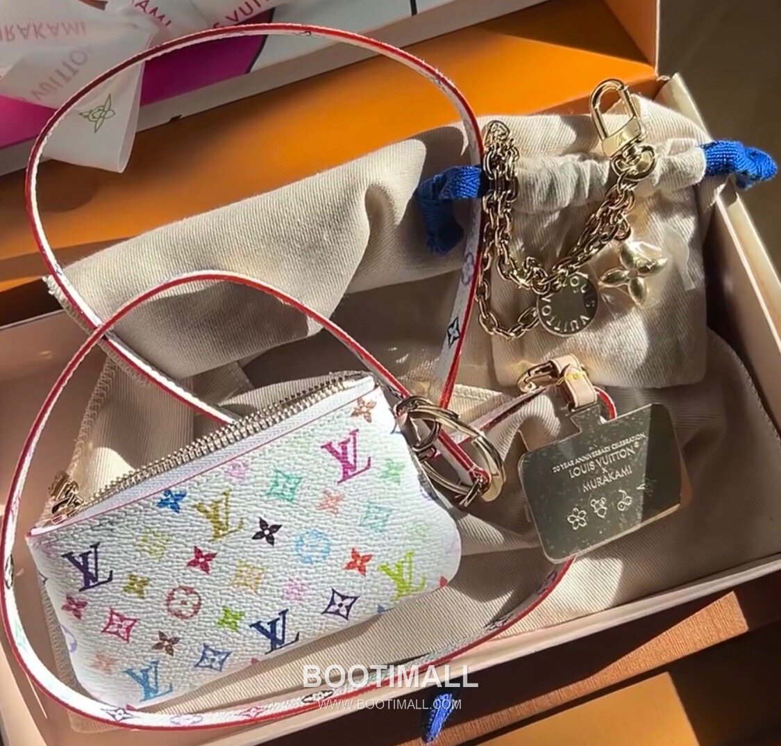 Louis Vuitton Monogram Rainbow Phone Case Coated Canvas Zip Wallet 루이비통 모노그램 레인보우 폰 케이스 코팅 캔버스 지퍼 지갑 12cm 2