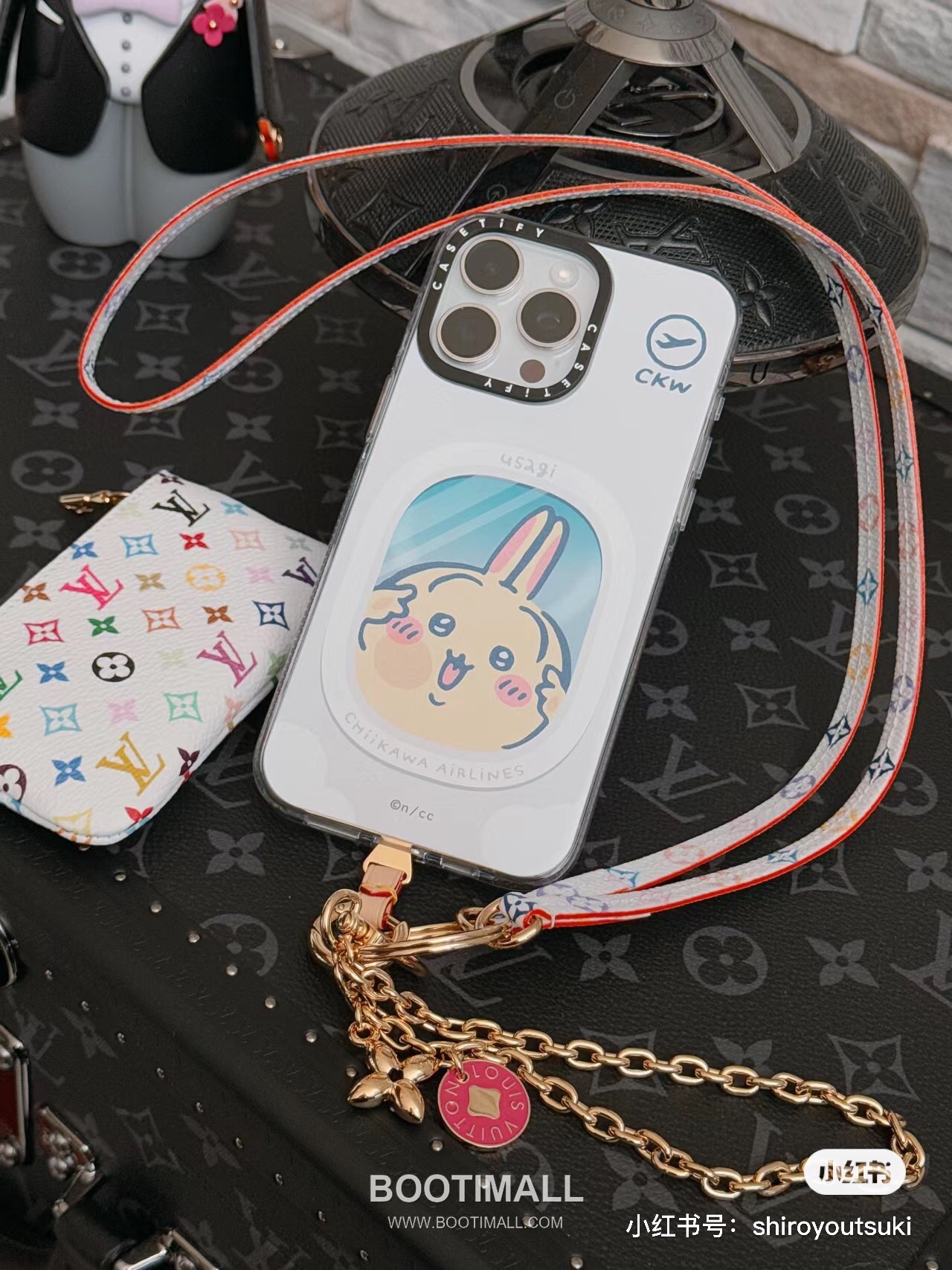Louis Vuitton Monogram Rainbow Phone Case Coated Canvas Zip Wallet 루이비통 모노그램 레인보우 폰 케이스 코팅 캔버스 지퍼 지갑 12cm 5